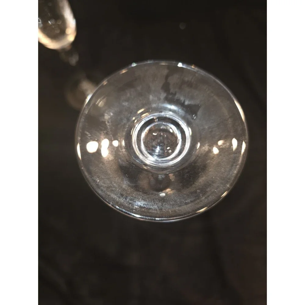 Set Of 2‎ Block Crystal Platinum Ball/Optic  Champagne Flute